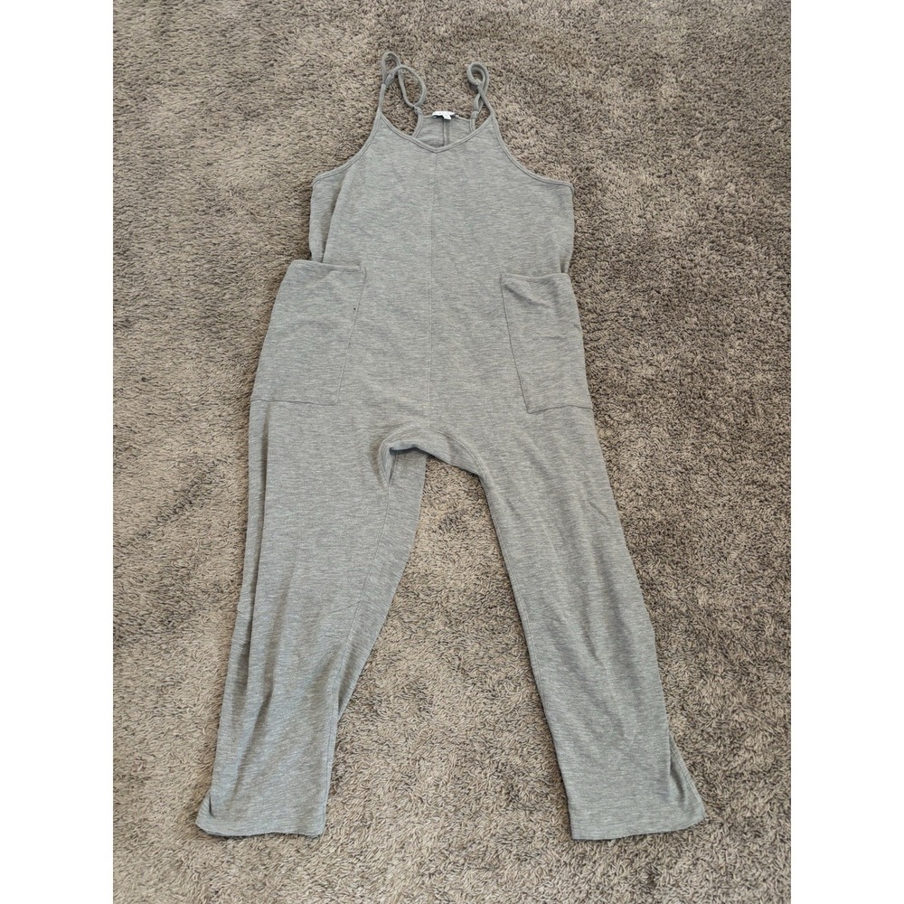 Miou Muse Womens Overalls Romper Jumpsuit Size Small S Grey‎ Gray